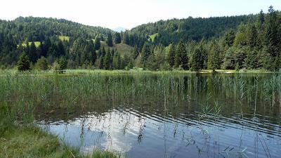 Beaux lacs bavarois: le Luttensee près de Mittenwald