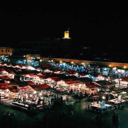 M'bem di fora à Marrakech, Maroc