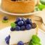 Cliquez ici pour voir la  recette du Cheesecake bio citron et myrtilles sur biscuit maison 