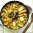 Cliquez ici pour voir  la recette de la Paella de quinoa bio au poisson et fruits de mer 
