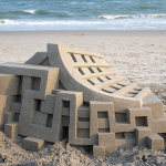 ARCHI : The sandy beach castles by Calvin Seibert