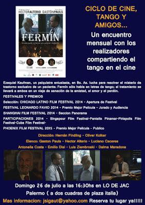 Nouvelle projection de Fermín chez Jacqueline Sigaut ce samedi [à l'affiche]