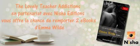 Concours: Tentez de remporter 2 eBooks d'Emma Wilde avec The Lovely Teacher Addictions et Nisha Editions Concours: Tentez de remporter 2 eBooks d'Emma Wilde avec The Lovely Teacher Addictions et Nisha Editions