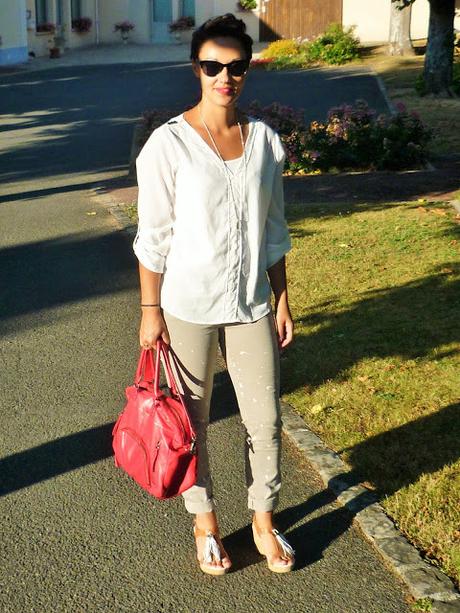 Look Mode Soldes jean beige tâché sud express Look Mode Soldes jean beige tâché sud express