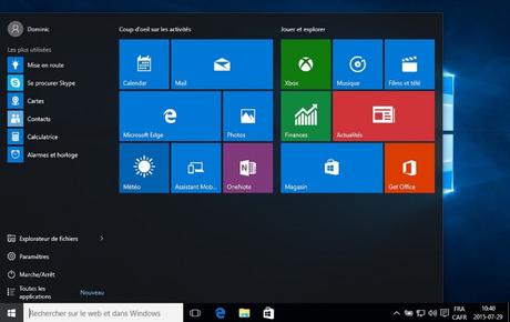 Sortie officielle de Windows 10 : présentation et opinion sur le nouvel OS évolué de Microsoft