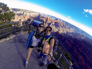 Selfie devant le Grand Canyon