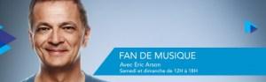 Éric Arson 98,5 fan de musique dj animateur radio