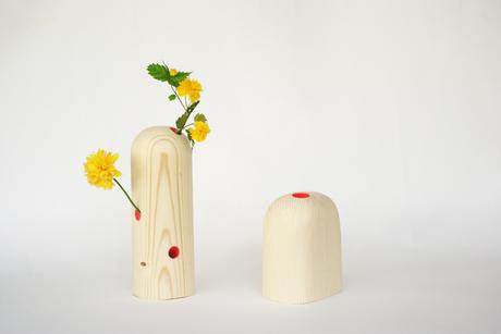 Projet étudiant : Trunk vase en bois par Solène Hérault