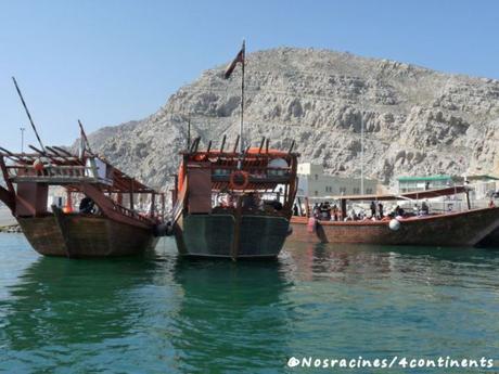 Les boutres du port de Khasab, Musandam