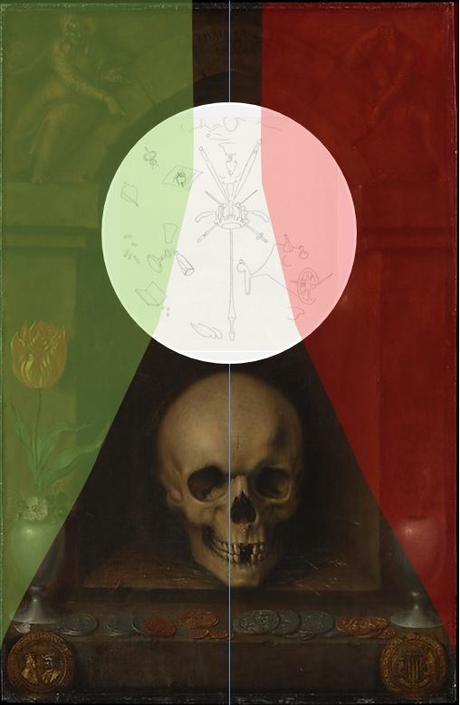 La boule mystérieuse Vanite Jacob de Gheyn le Jeune 1603 MET schema