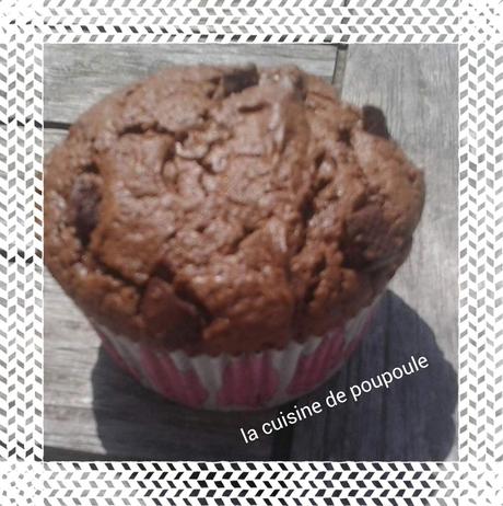 Muffins au chocolat noir et épices pour pain d'épice au thermomix ou sans Muffins au chocolat noir et épices pour pain d'épice au thermomix ou sans