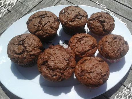 Muffins au chocolat noir et épices pour pain d'épice au thermomix ou sans Muffins au chocolat noir et épices pour pain d'épice au thermomix ou sans
