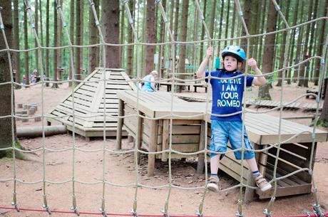 Statu quo et vacances en vrac. Forestia - Accrobranche