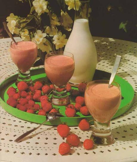 Milk shake aux fraises Milk-w