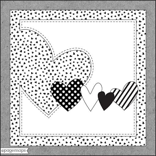 Carte Scrap #285 Page Maps May 2015 Sketch