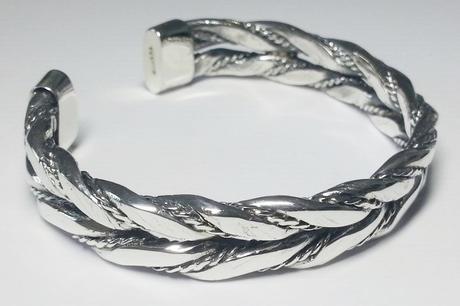 Fabrication d'un bracelet rigide pour femme en argent 925
