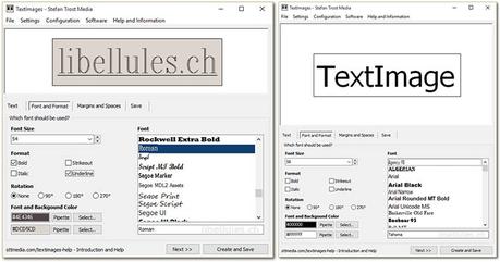 TextImages - créez de petites bannières texte pour votre site TextImages