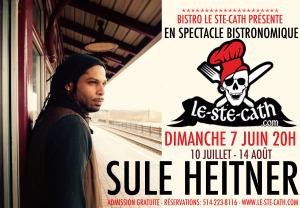 Souper spectacle avec Sule Heitner le 14 août au Ste-Cath Sule Heitner souper spectacle blues folk show event la voix