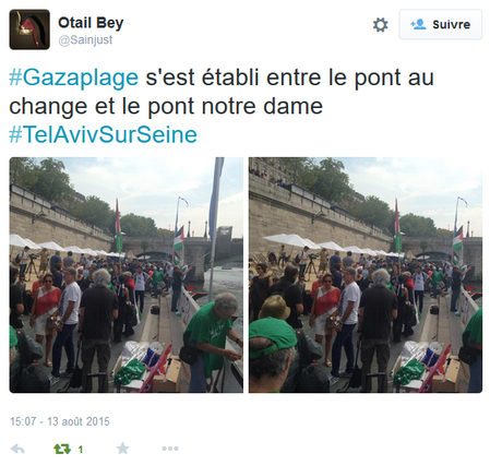 quelque part entre #TelAviv sur scène et #Gazaplage (tweet reportage) Capture