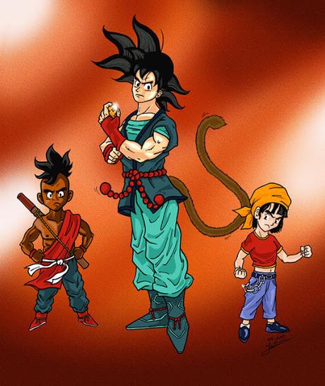 Dragon Ball Super: colorisation du fanart par Juju Gribouille