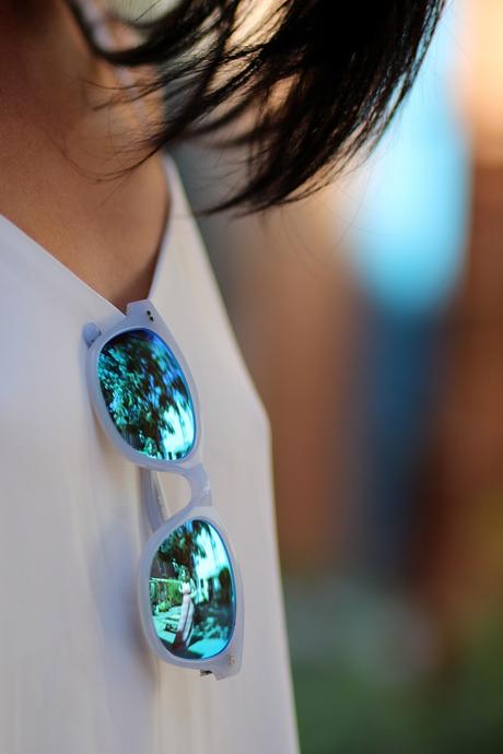 Céleste lunettes soleil Bensimon verres miroir