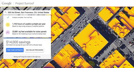 Google vous dira combien vous économiserez en installant des panneaux solaires
