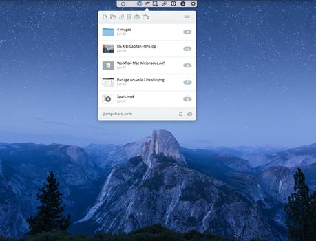 Jumpshare: partager des fichiers facilement sur Mac Jumpshare: partager des fichiers facilement sur Mac