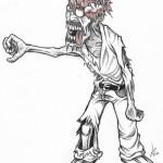 dessin de zombie