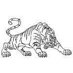 dessin de tigre