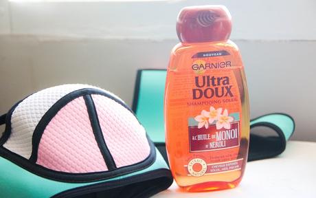 Garnier Ultra Doux Soleil Monoï et Néroli Shampoing réparateur sel, chlore et soleil