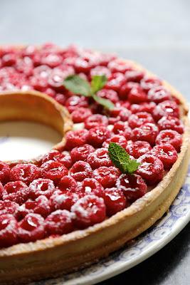 Tarte aux framboises, la recette Tarte aux framboises, la recette