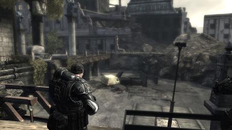Gears of War sur Xbox 360.