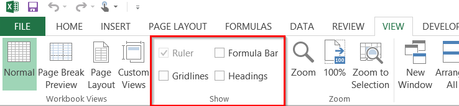 Et si votre fichier Excel ressemblait à une application? Menu Affichage