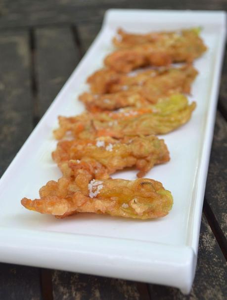 Beignets de fleur de courgette Beignets de fleur de courgette