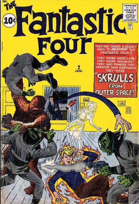 Marvel Comics-The Fantastic Four #2-1962
