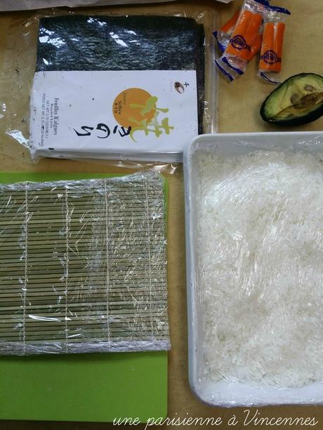 S'occuper par temps moyen recette-maki-facile