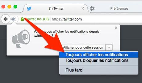Twitter: comment activer et désactiver les notifications Web