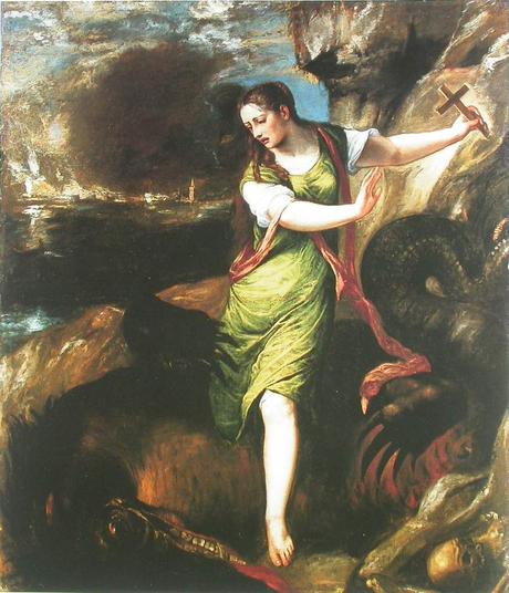 Peinture. Photographie. Modèles, muses, emprunts... Courbet, Les Baigneuses, 1853. Titien, Sainte Margueritte, vers 1560. Le geste des bras de la servante répéte clairement celui de Sainte Marguerite du Titien. On sait que Courbet s'était choisi le peintre Vénitien comme l'un de ses maîtres. Apprécions au passage le trait d'humour de l'anticlérical Courbet qui mêle ici peinture sacrée et peinture profane.