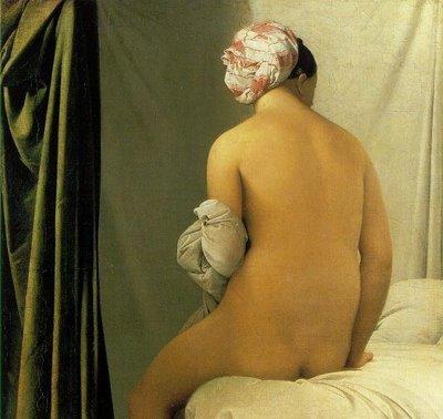 Peinture. Photographie. Modèles, muses, emprunts... Bruno Braquehais (1856) - Ingres : La baigneuse de Valpinçon