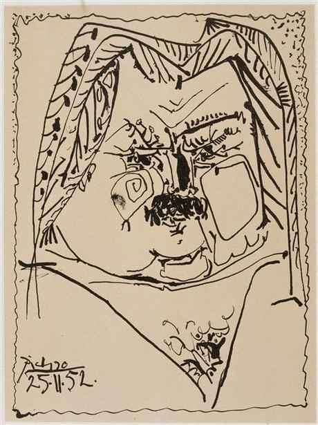 Le café de Balzac Balzac par Picasso