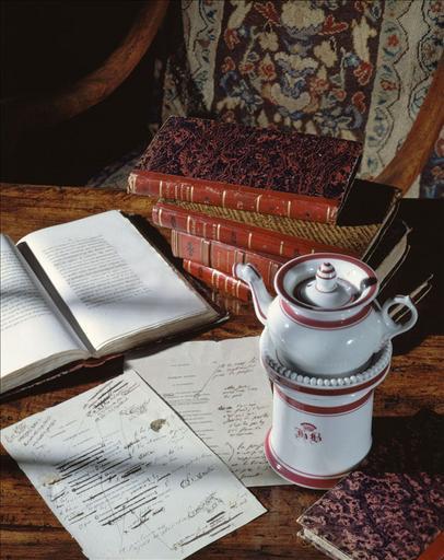 Le café de Balzac Table de travail