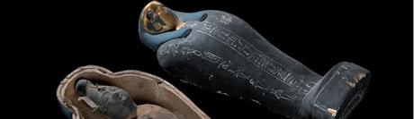 Simulacre végétal d'une momie d'Osiris - Musée Egyptien du Caire. 