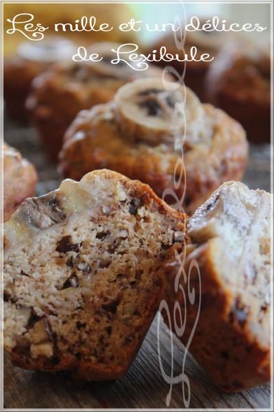~Muffins aux bananes et aux noix~ ~Muffins aux bananes et aux noix~
