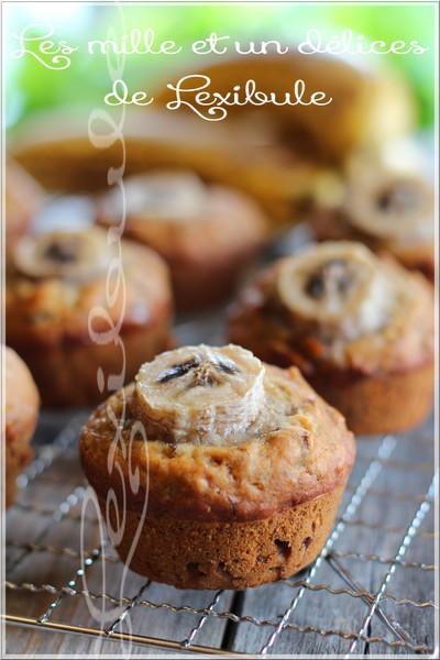 ~Muffins aux bananes et aux noix~ ~Muffins aux bananes et aux noix~