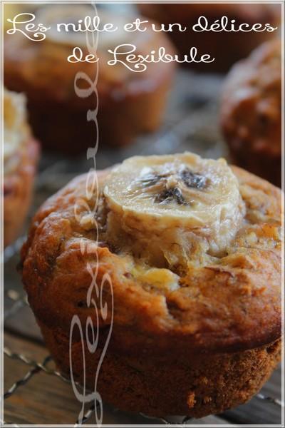 ~Muffins aux bananes et aux noix~ ~Muffins aux bananes et aux noix~
