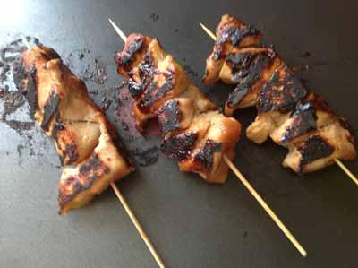 Mini-brochettes de suprêmes de poulet façon » Thaï « Brochette de poulet 2