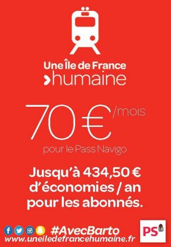 Mobilisation sur le Pass Navigo avec Claude Bartolone ! claude bartolone,jean-luc romeoi,pass navigo,ile de france