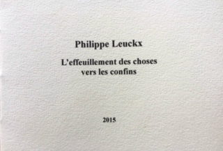 Philippe Leuckx  |  [On ose à peine la lumière]