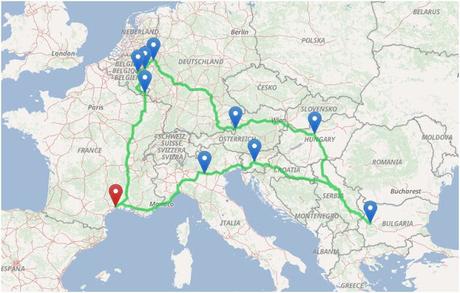 Notre road trip en Europe. Étape 1 : De Montpellier à Peschiera del Garda (Lago di Garda, Italie) Notre road trip en Europe. Étape 1 : De Montpellier à Peschiera del Garda (Lago di Garda, Italie)