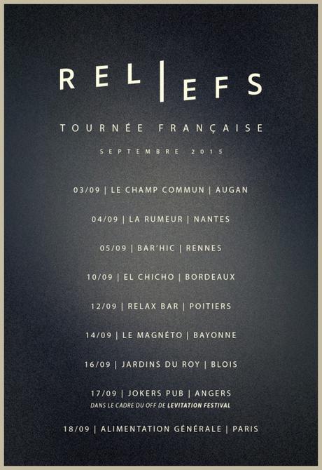 RELIEFS tournee France septembre 2015